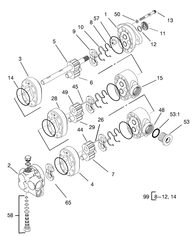 Triple Pump Assembly No. 105-9845