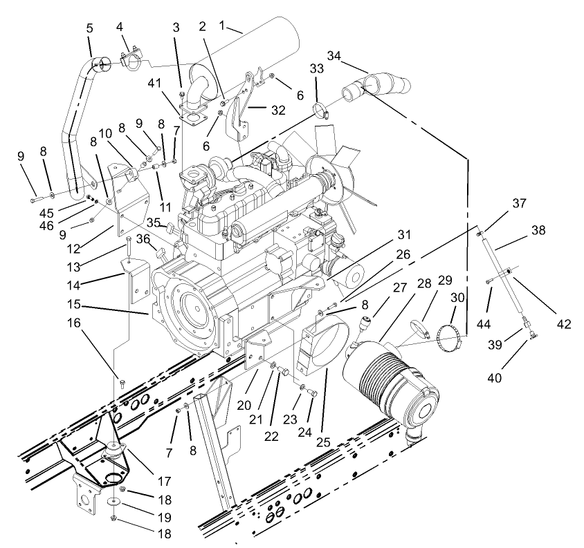 Engine Installation Assembly