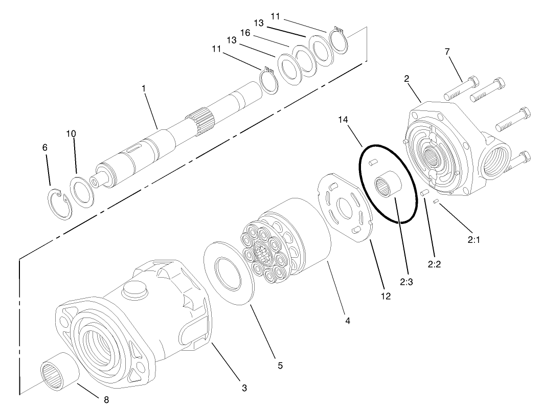 Piston Motor Assembly No. 105-1219