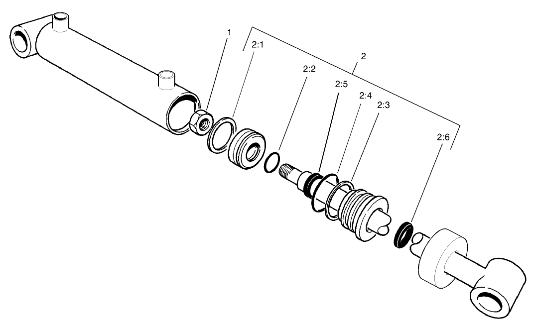 No. 1 Lift Cylinder Assembly No. 104-5528