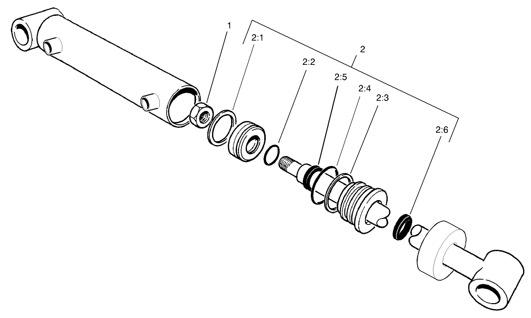 Hydraulic Cylinder Assembly No. 104-5592