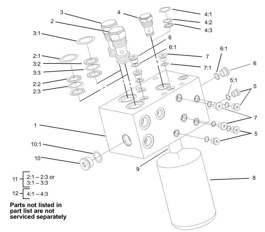 Filter Manifold Assembly No. 100-5558