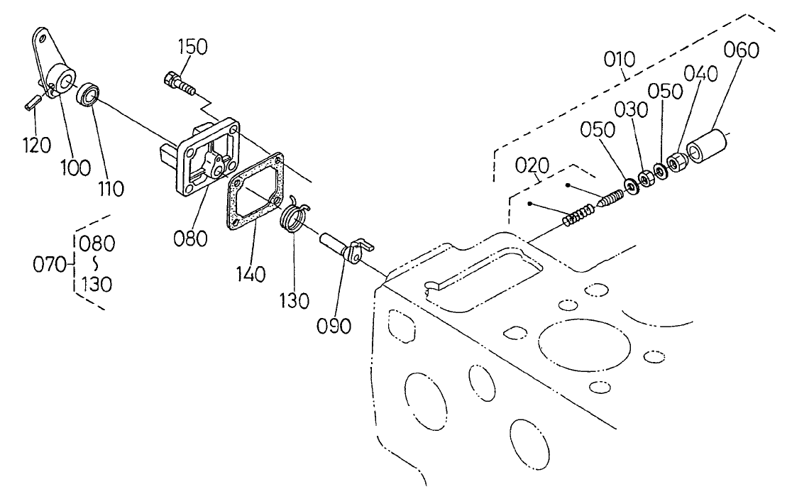 Engine Stop Lever Assembly