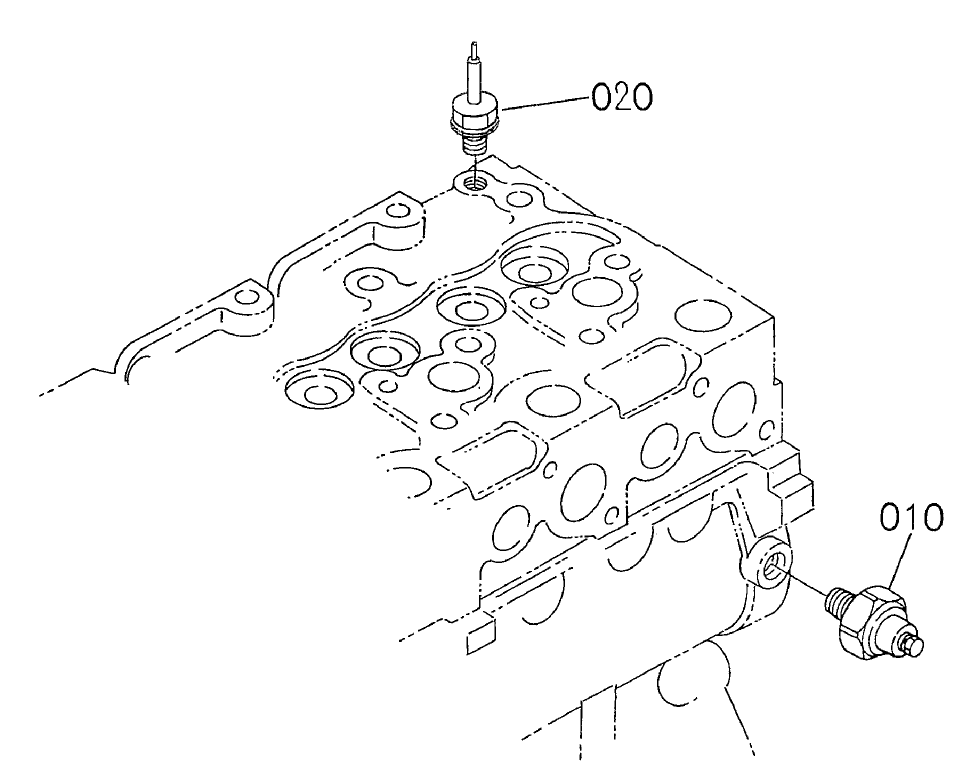 Oil Switch / Thermometer and Plug Assembly