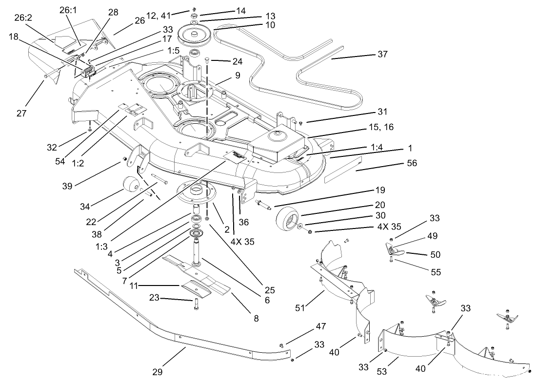 専用ページ Parts – 18-52ZX TimeCutter ZX Riding Mower | Toro