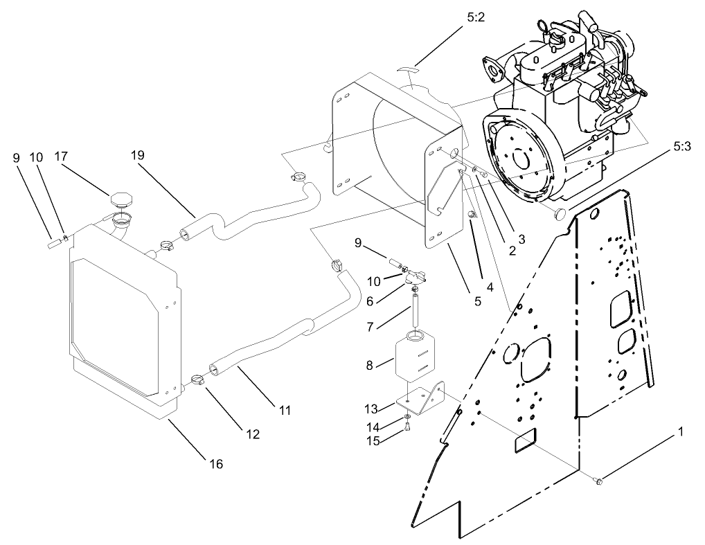 Radiator Mount Assembly
