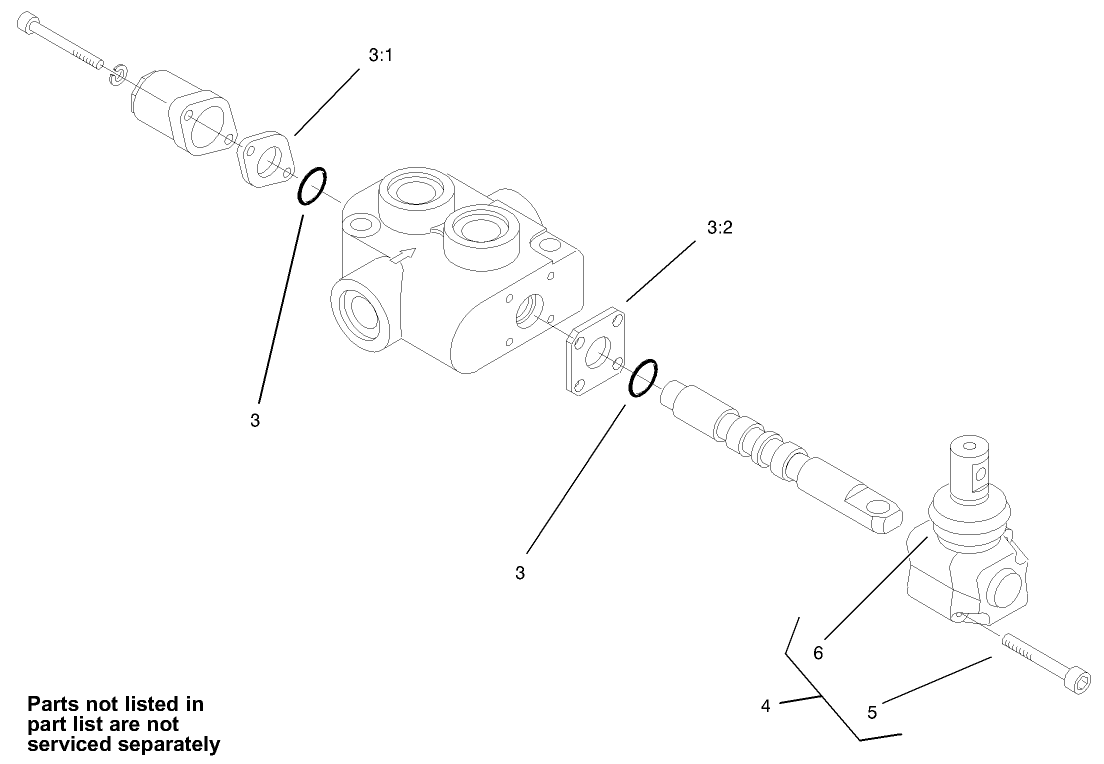 Hydraulic Valve Assembly No. 99-3072