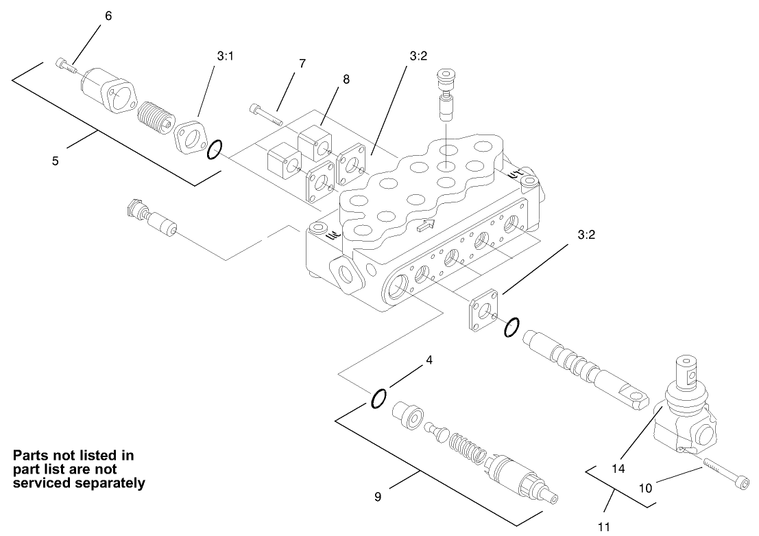 Hydraulic Valve Assembly No. 99-3070