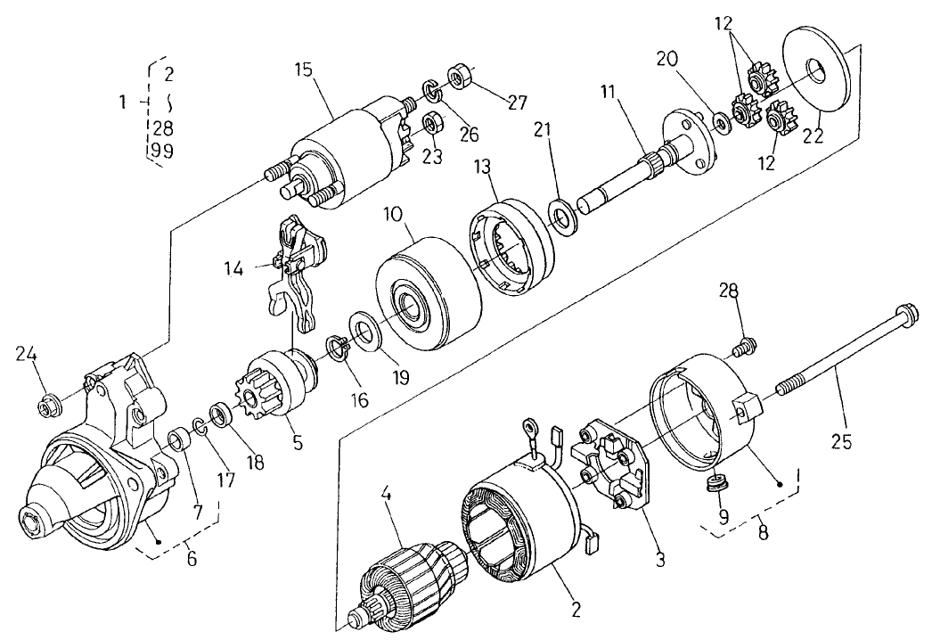 Starter (Complete Parts)