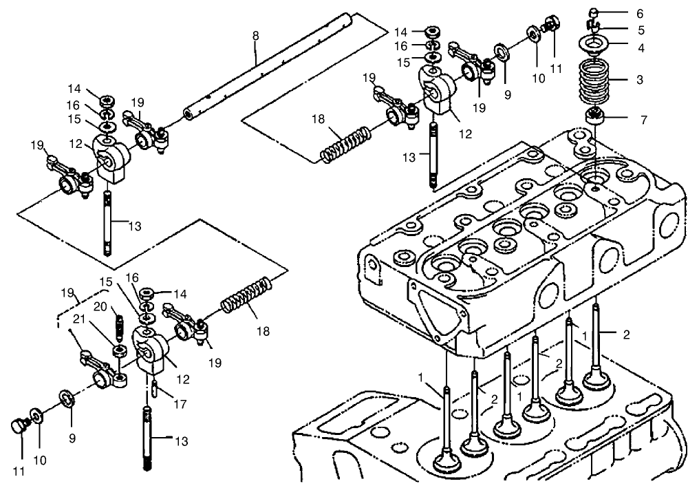 Valve and Rocker Arm Assembly