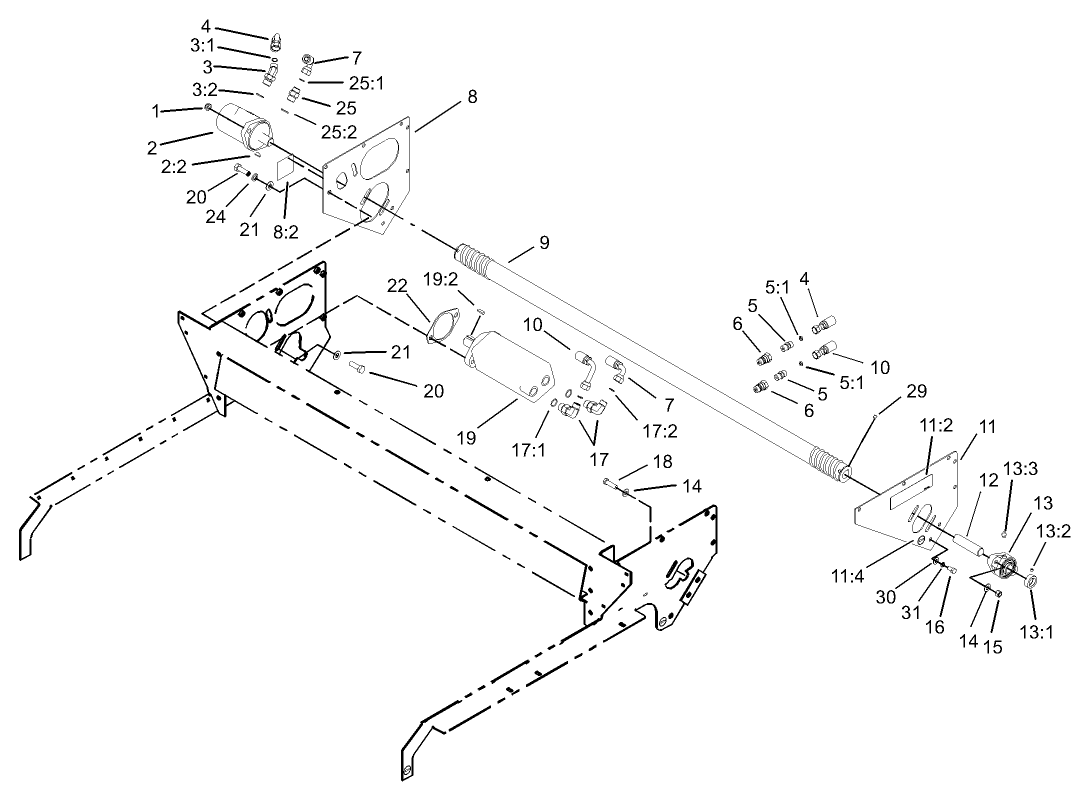 Brush and Motor Assembly