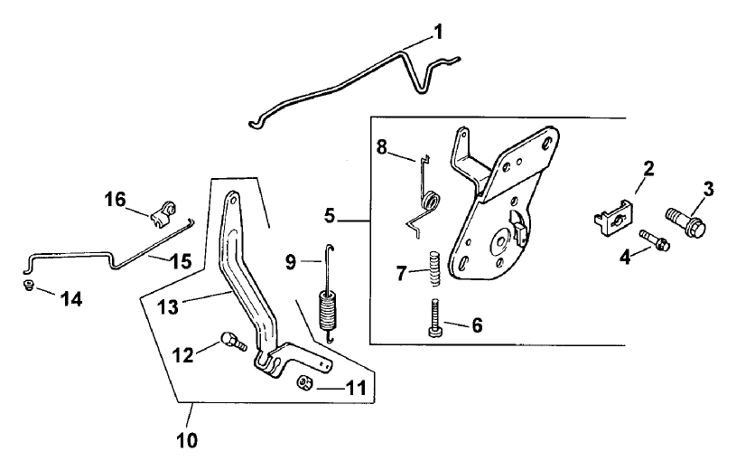 Engine Controls (Kohler CV13T-PS-21524)