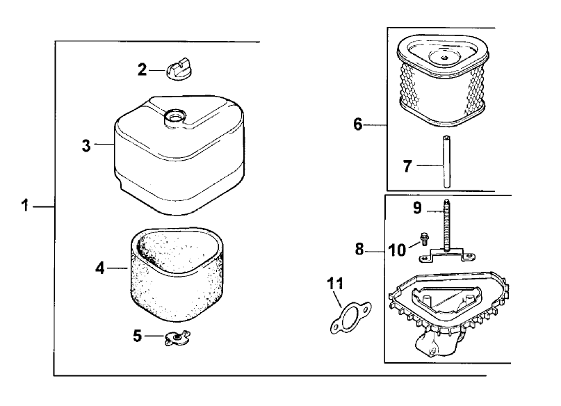 Air Cleaner Assembly (Kohler CV13T-PS-21524)
