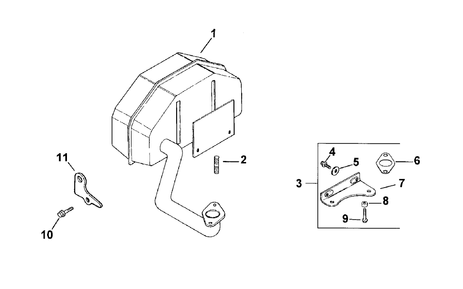 Exhaust (Kohler CV13T-PS-21524)