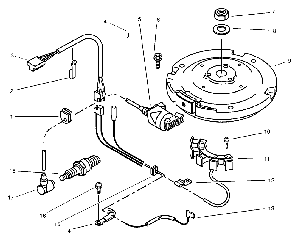 Electric Equipment Assembly Kawasaki Model FB460V-LS08