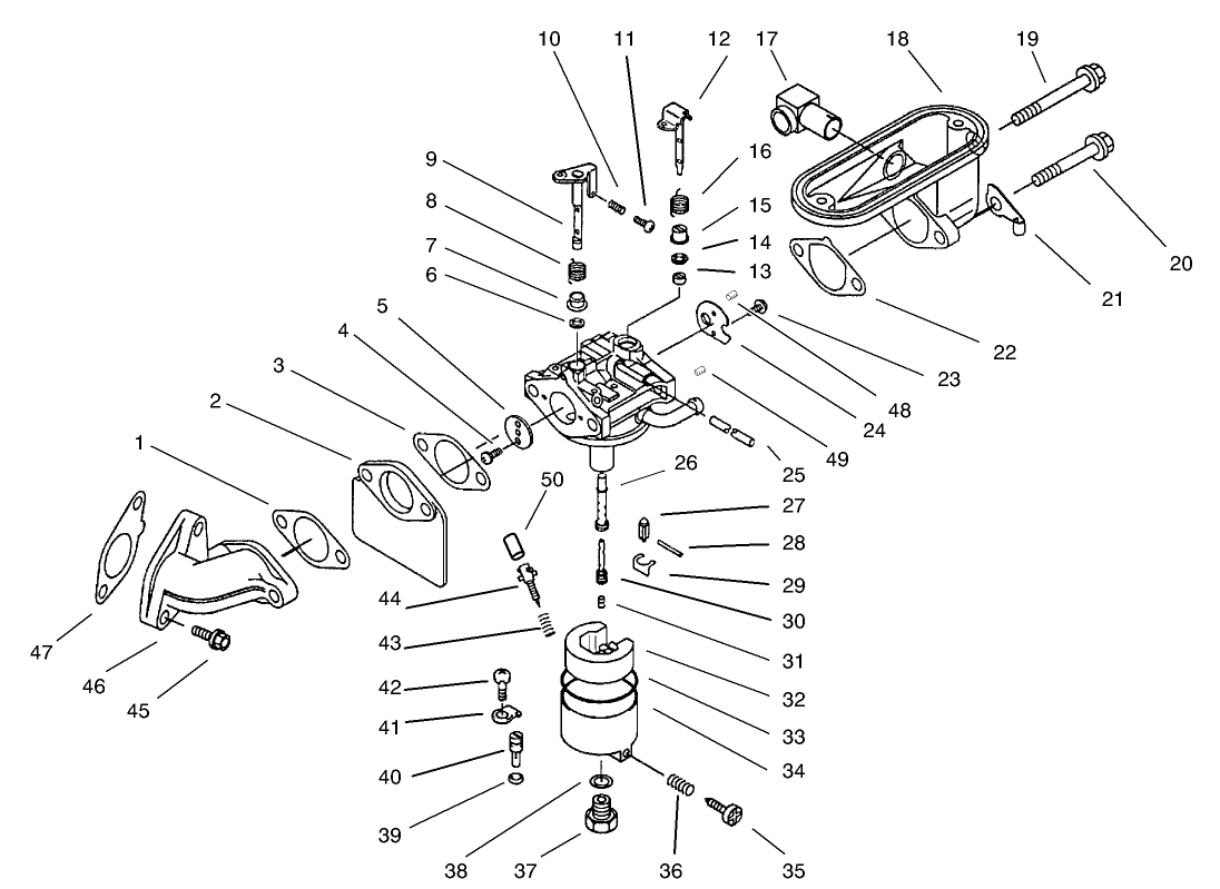 Carburetor Assembly-Kawasaki Model FB460V-LS08