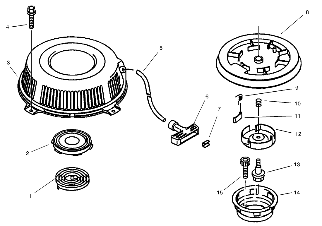 Starter Assembly-Kawasaki Model FB460V-LS08
