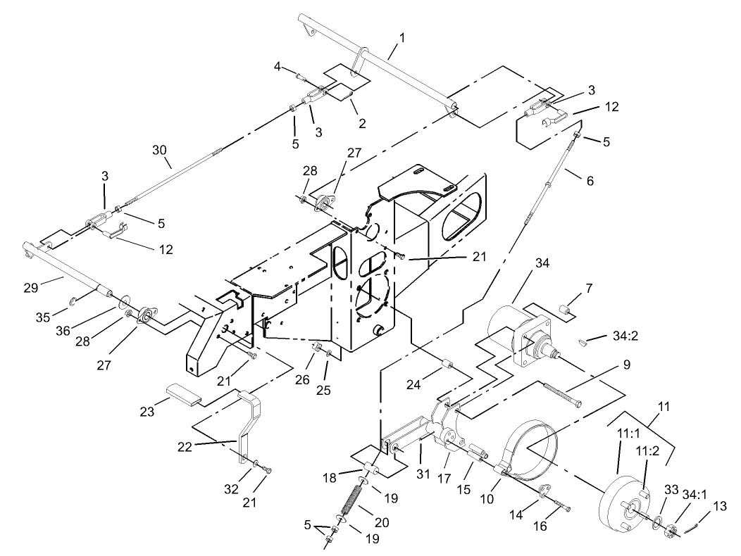 Parking Brake System Assembly