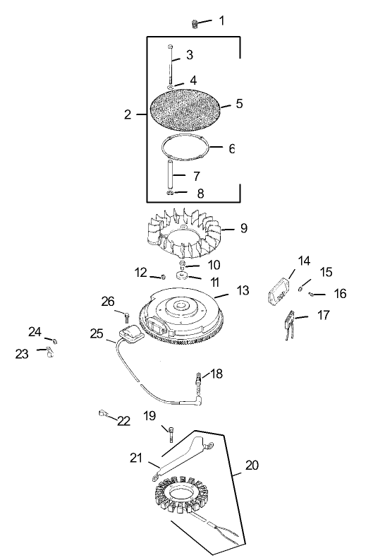 Ignition/Electrical Assembly  Kohler CV20S PRO-65593