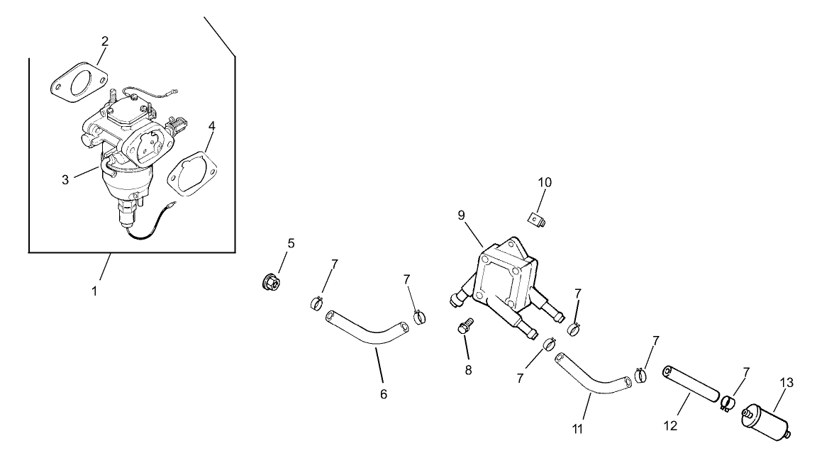 Fuel System Assembly Kohler CV23S PS75560