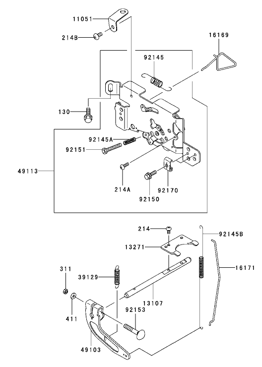 Control Equipment Assembly Kawasaki FH680V-AS21