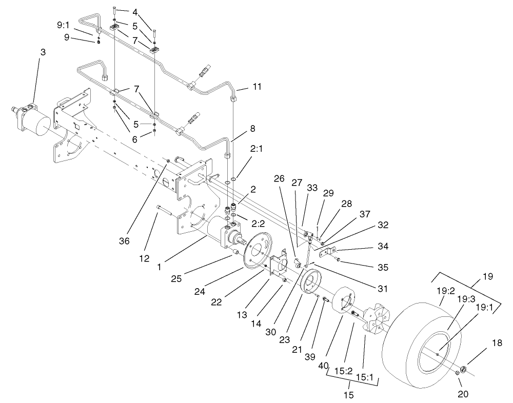 Front Wheel and Brake Assembly