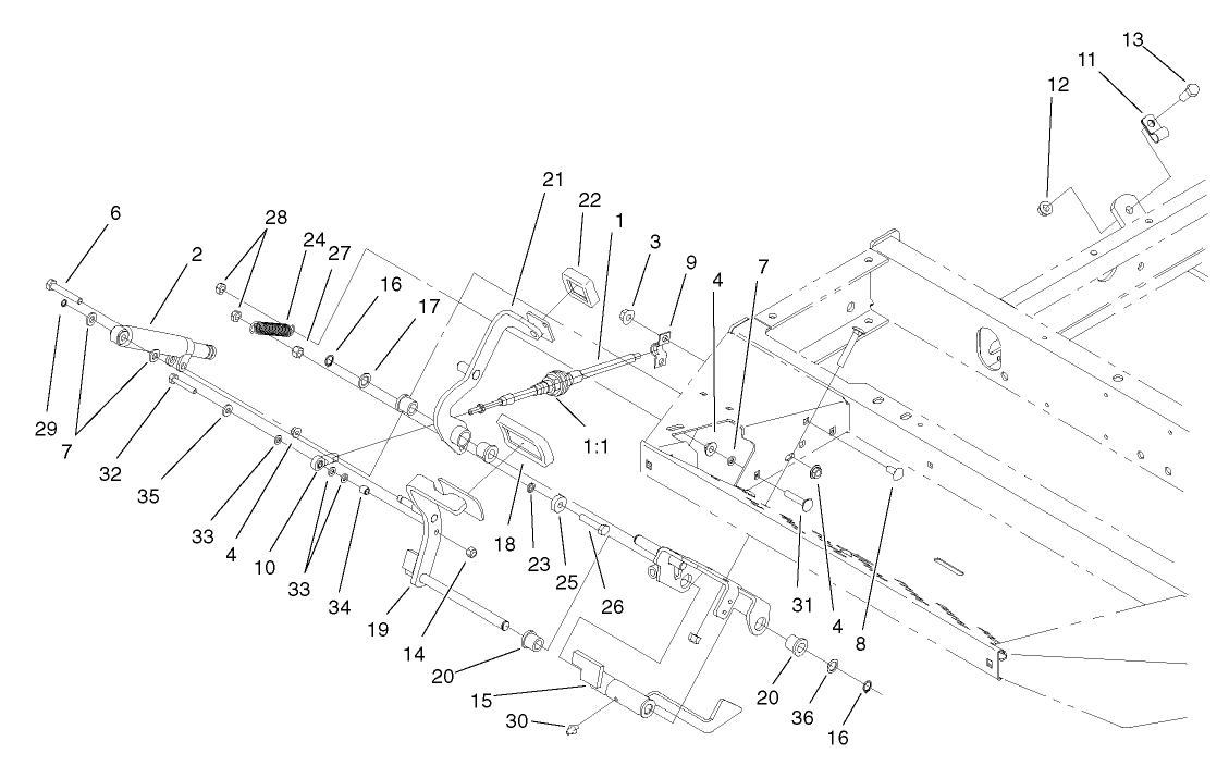 Traction Pedal Assembly