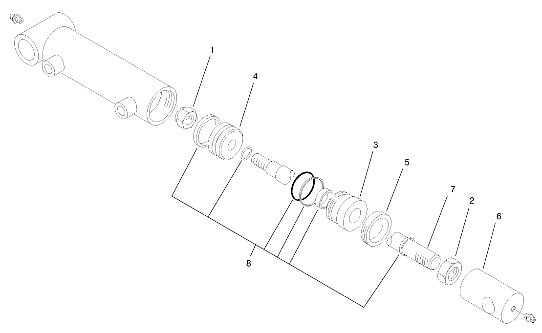 Hydraulic Cylinder Assembly No. 95-8978