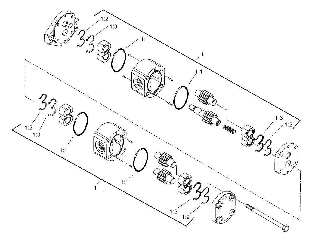 Hydraulic Pump Assembly No. 100-1646