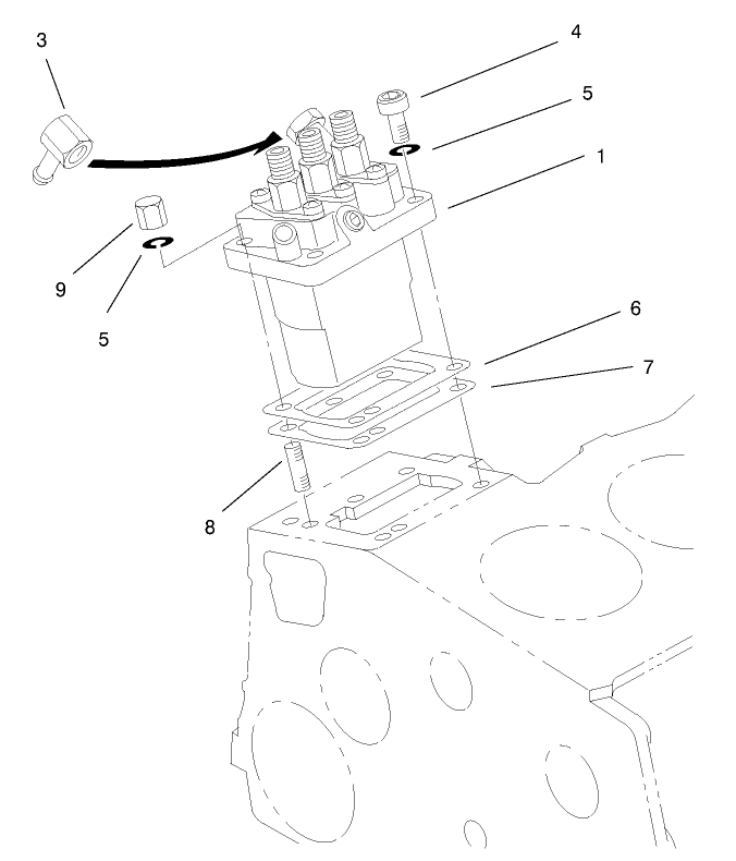 Injection Pump Installation Assembly