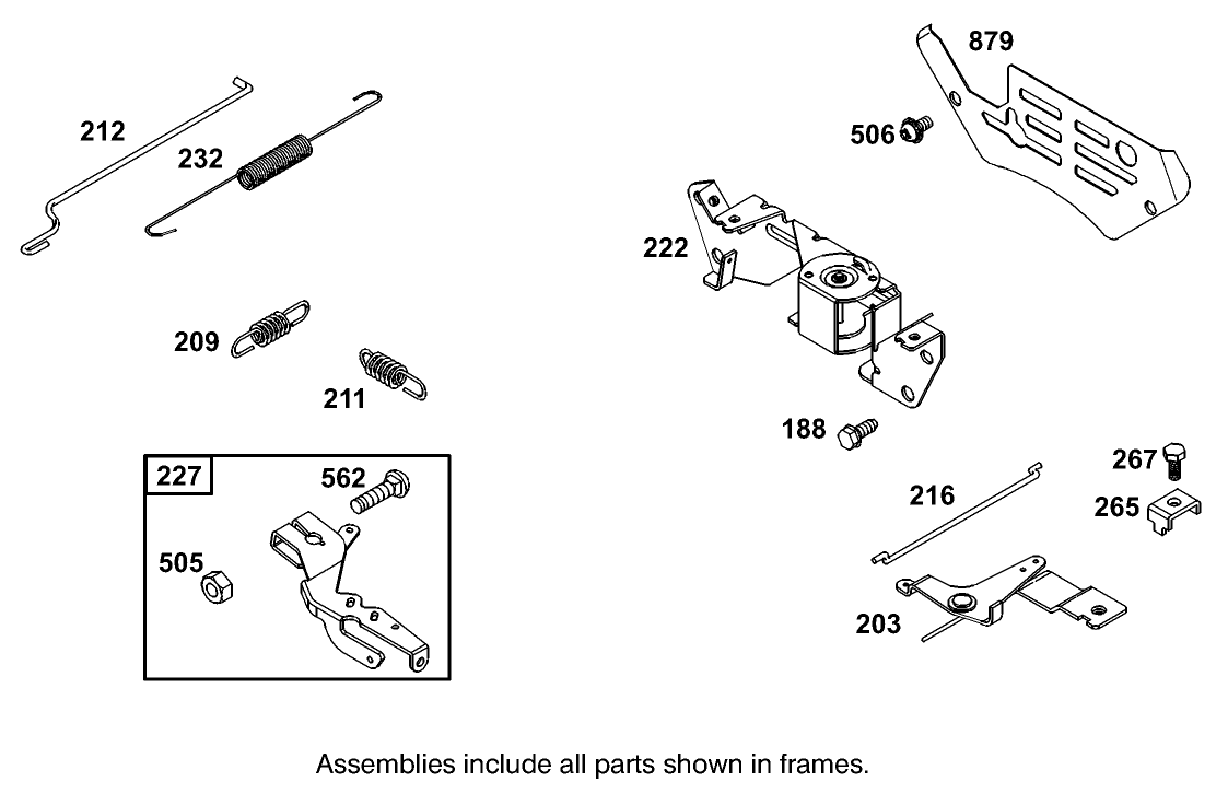 Governor Assembly Briggs and Stratton Model 350447-1331-E1