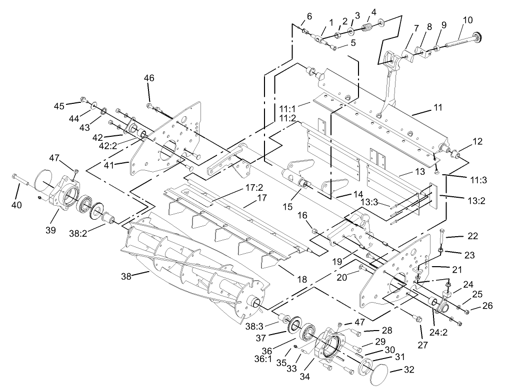 Reel and Frame Assembly