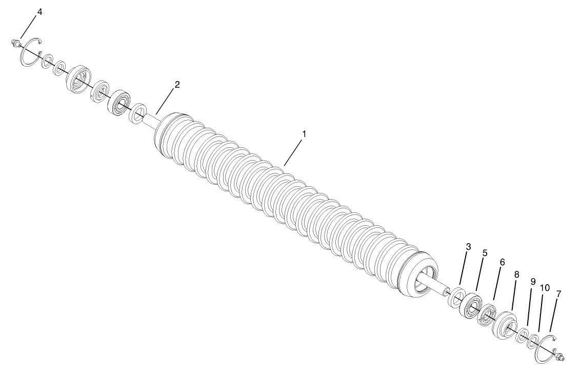 Optional Shoulder Roller Assembly No. 99-8675  (RM6000-D Series)