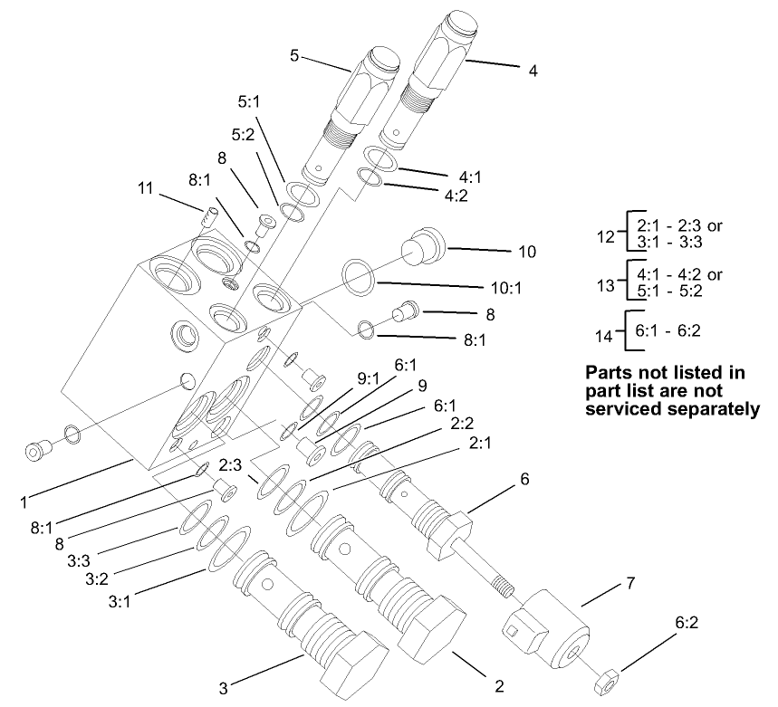 Power Take Off Manifold Assembly No. 106-2039