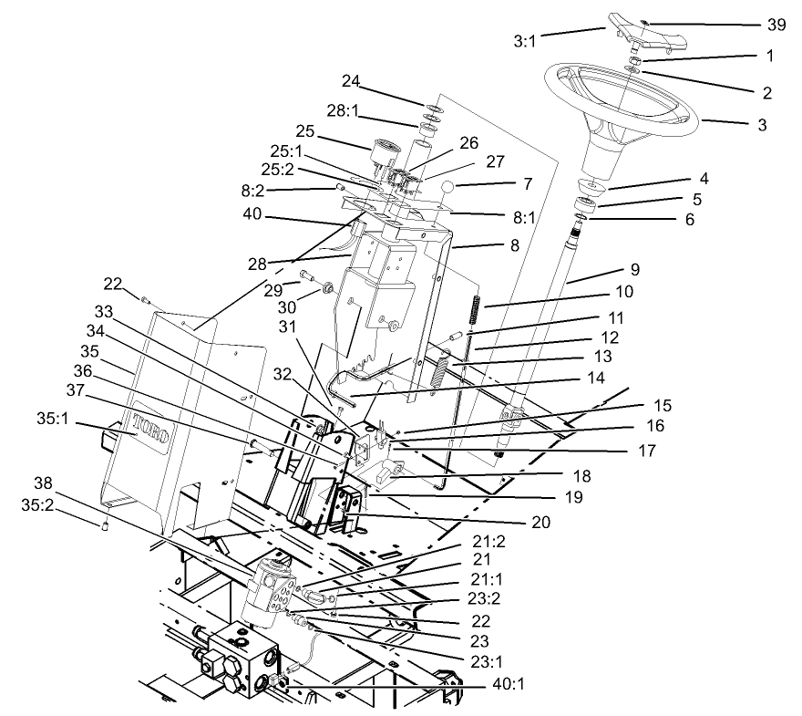 Steering Tower Assembly