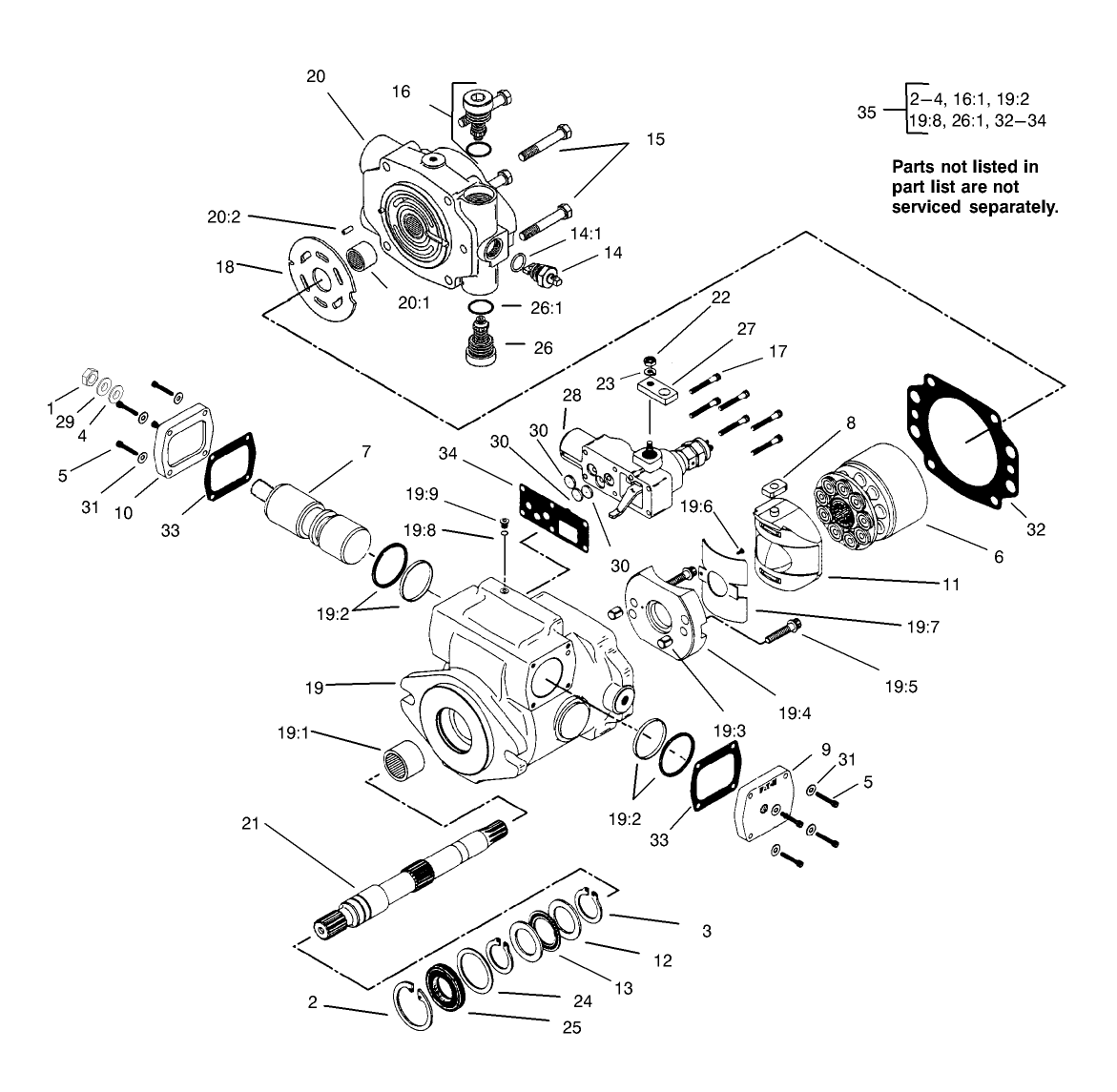 Piston Pump Assembly No. 105-4567