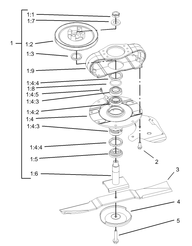 Front Deck Spindle Installation Assembly