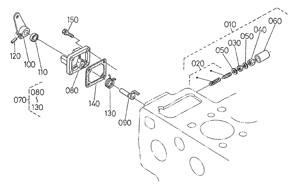 Engine Stop Lever Assembly