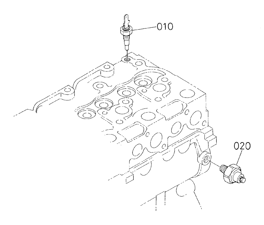 Oil Switch / Thermometer and Plug Assembly