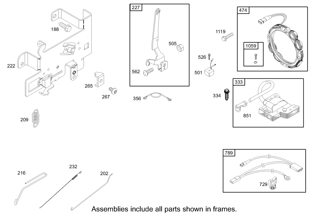 Governor Assembly Briggs and Stratton 280H07-0166-E1