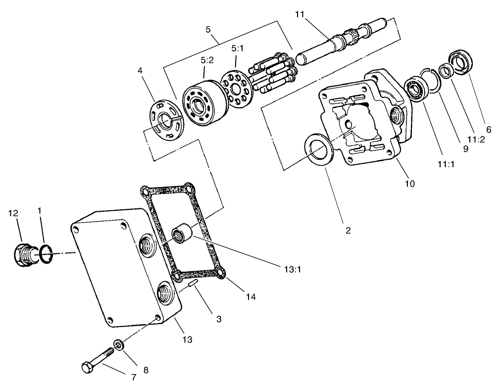 Hydraulic Motor Assembly No. 92-2556-01
