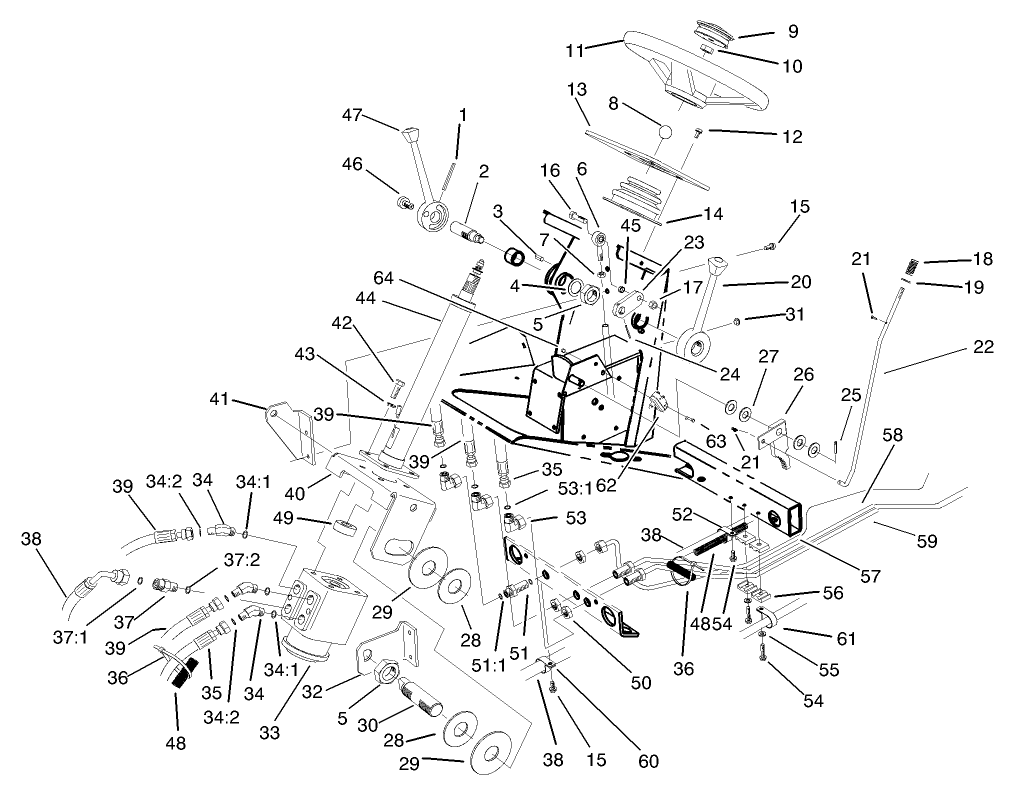 Steering Tower Assembly