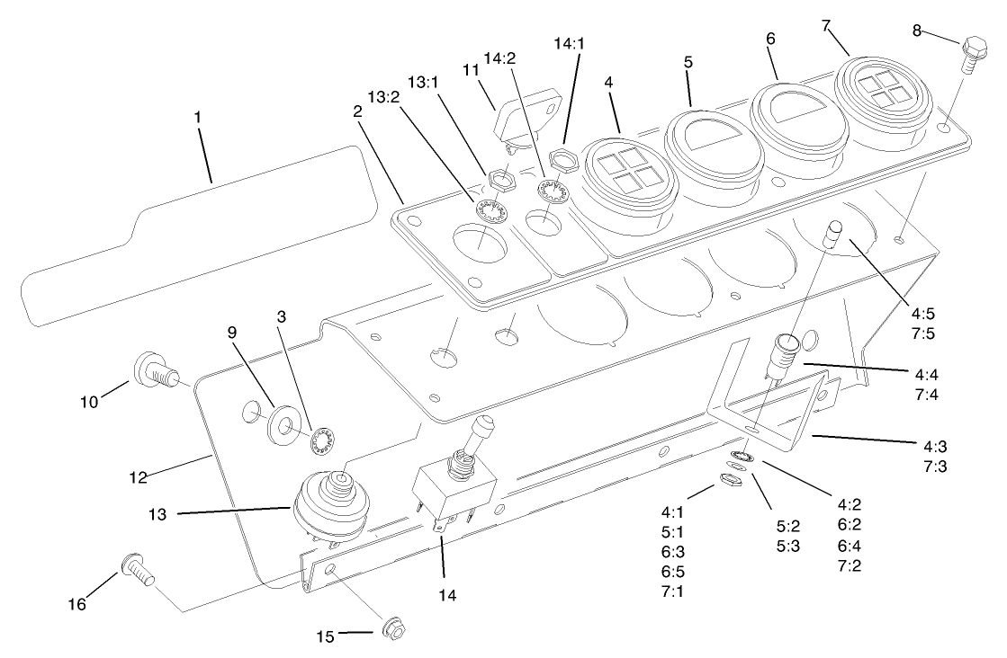 Gage Panel Assembly