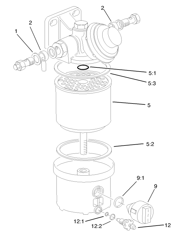 Fuel Filter Assembly No. 76-5300