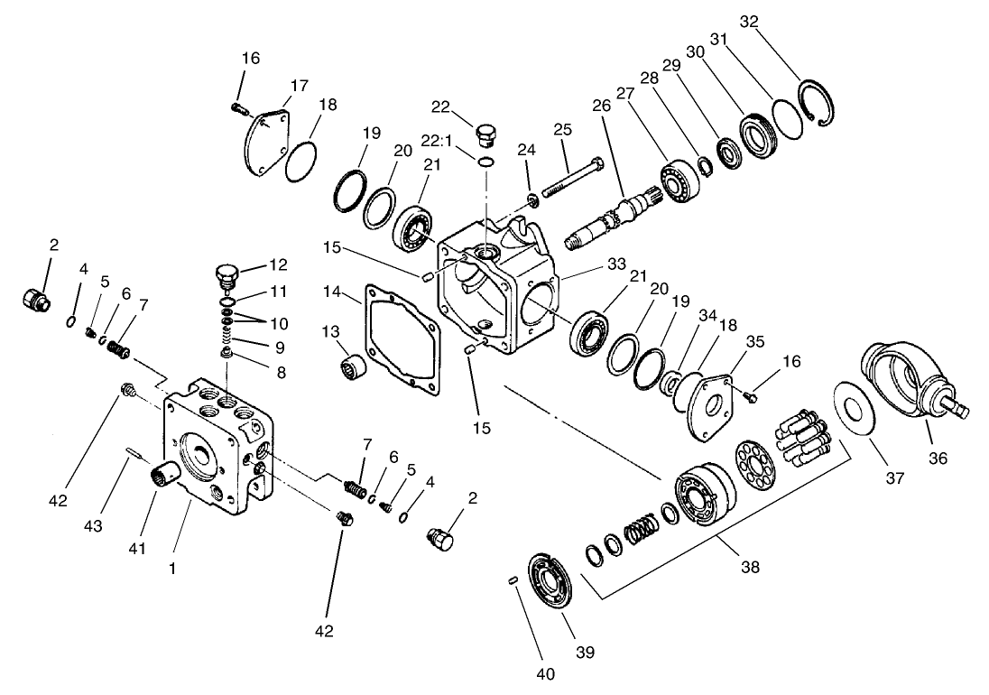 Traction Pump Assembly No. 86-5590