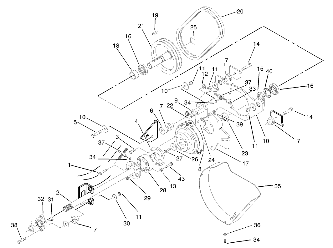 Deck Drive Component Assembly
