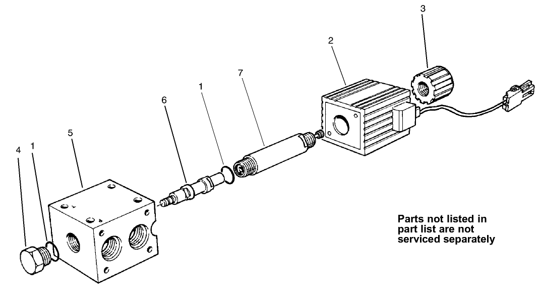 Solenoid Valve Assembly No. 76-9970 (only on: 30455)
