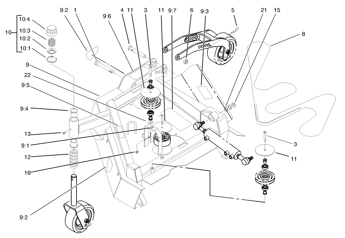 Right Hand Deck Assembly