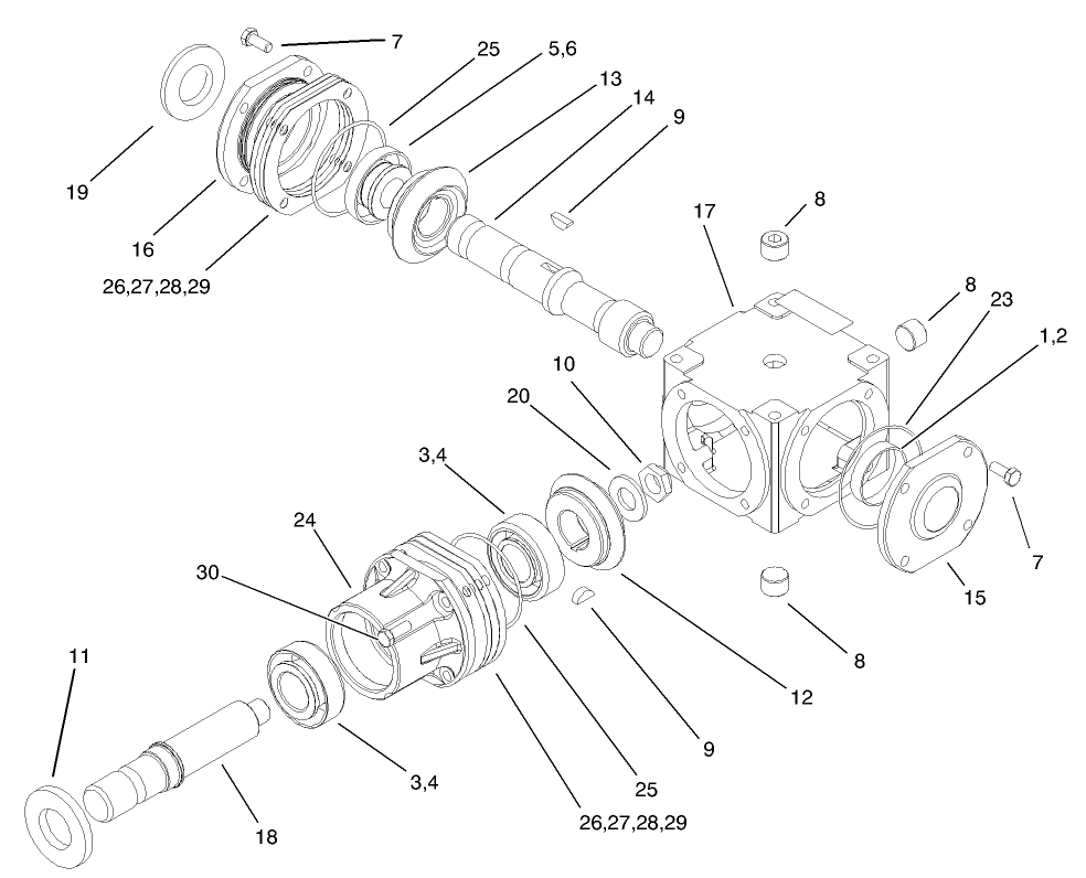Gearbox Assembly No. 100-2585