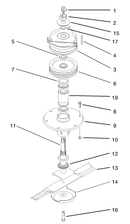 Clutch Spindle Assembly